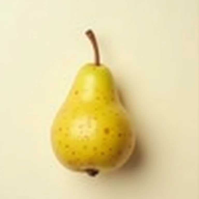 Pera madura em close