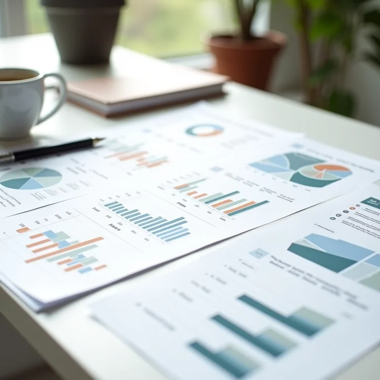 Plano de negócios detalhado para loja de produtos naturais com gráficos e análises.