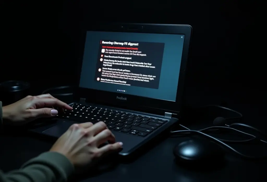 Pop-up de vírus no navegador mostrando alerta falso