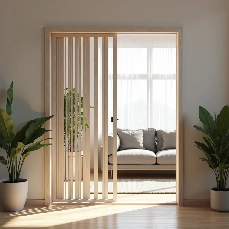 Portão bloqueando o acesso ao sofá.