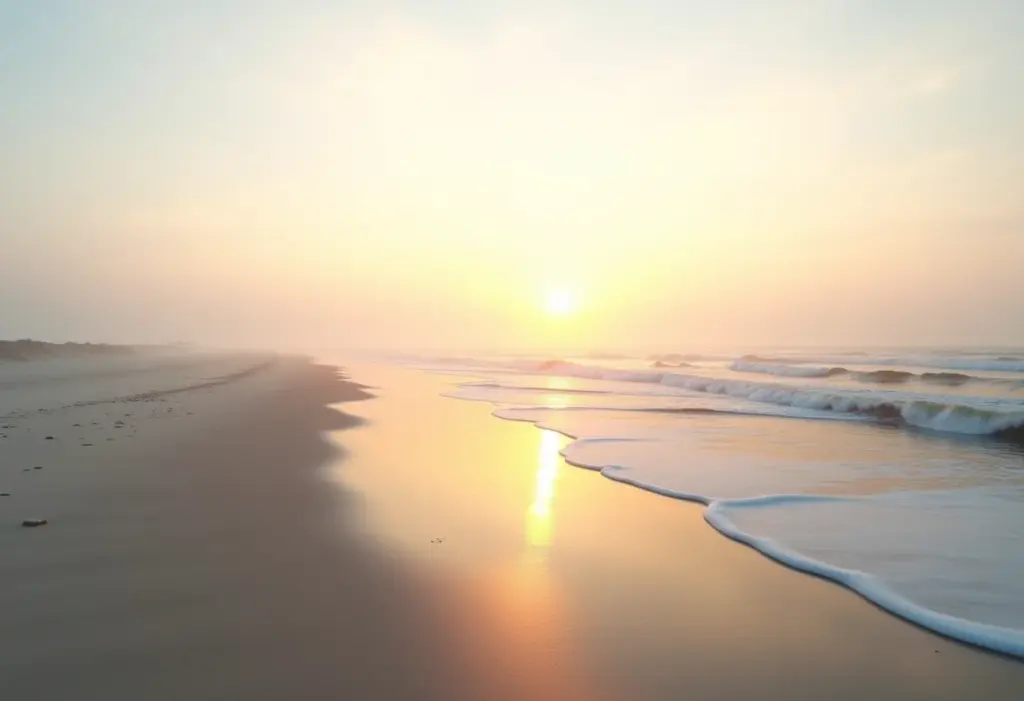 Praia paradisíaca no Pará onde o rio encontra o mar.