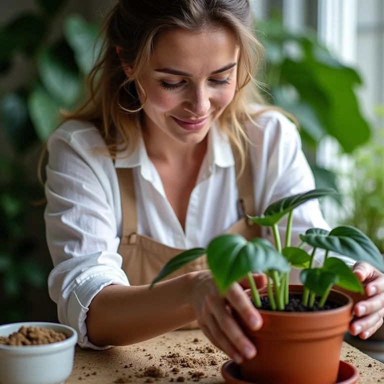 Preparando o substrato ideal para antúrios