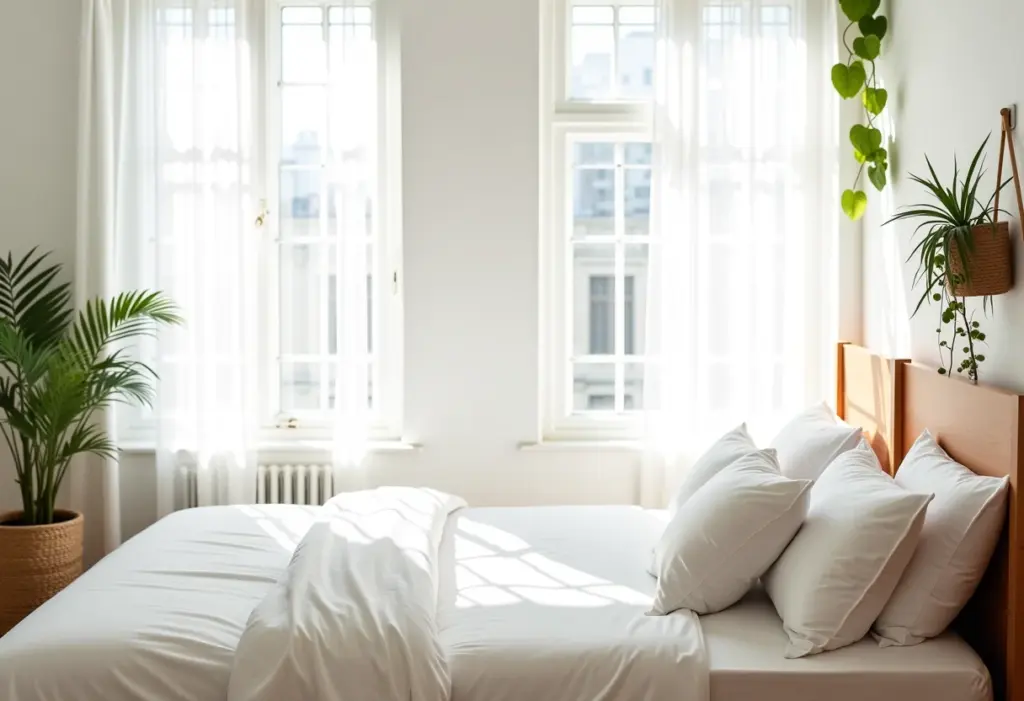 Quarto de Airbnb aconchegante e convidativo