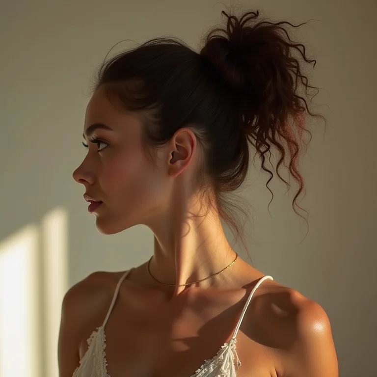 Rabo de cavalo texturizado para festa