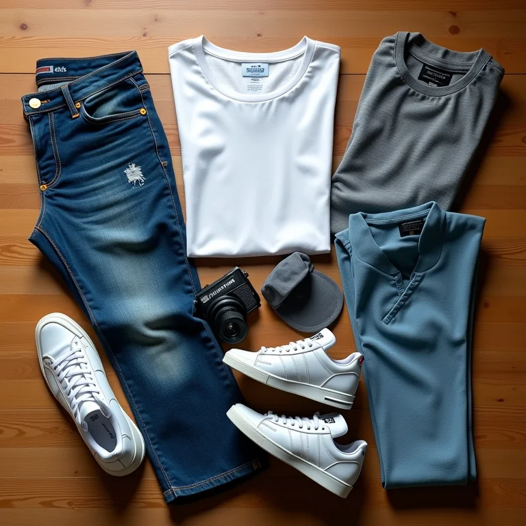 Roupas casuais confortáveis e estilosas para o dia a dia.