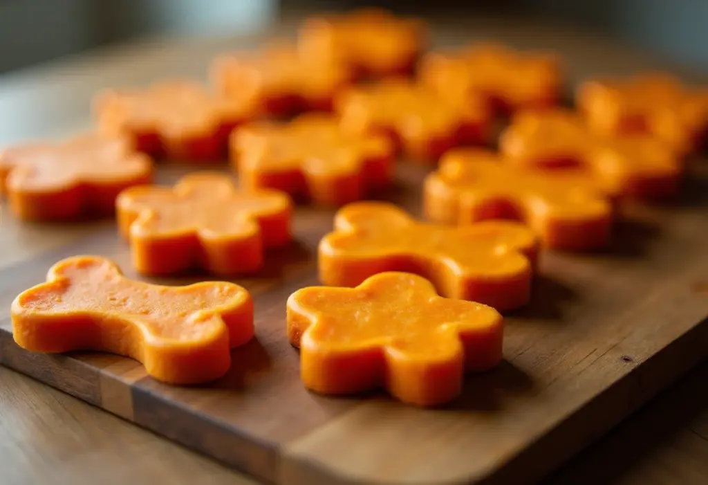 Snack de batata doce para pet: receita fácil e saudável Snack de batata doce caseiro para cachorro