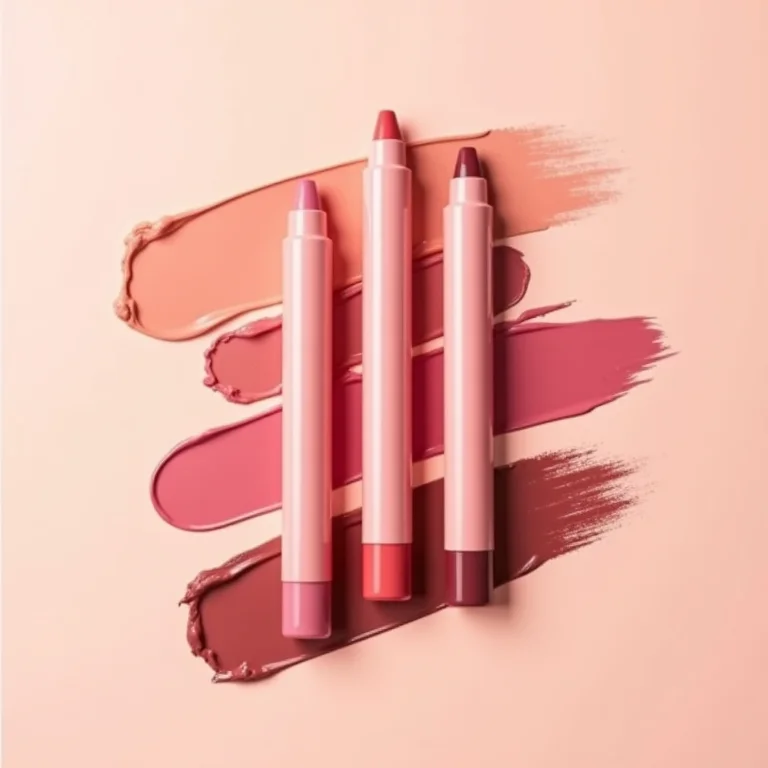 Swatches de lápis de boca NYX Professional Makeup.