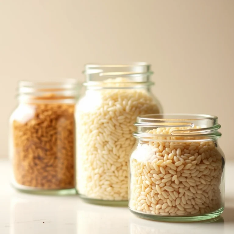 Tipos de arroz para biscoito de arroz