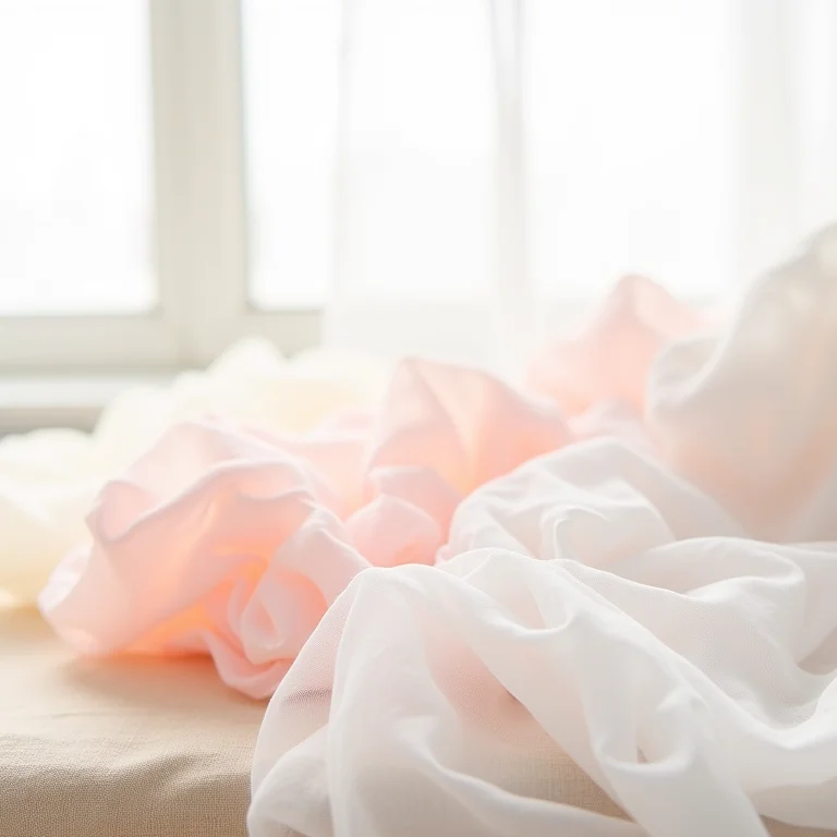 Tipos de tecidos transparentes para blusas