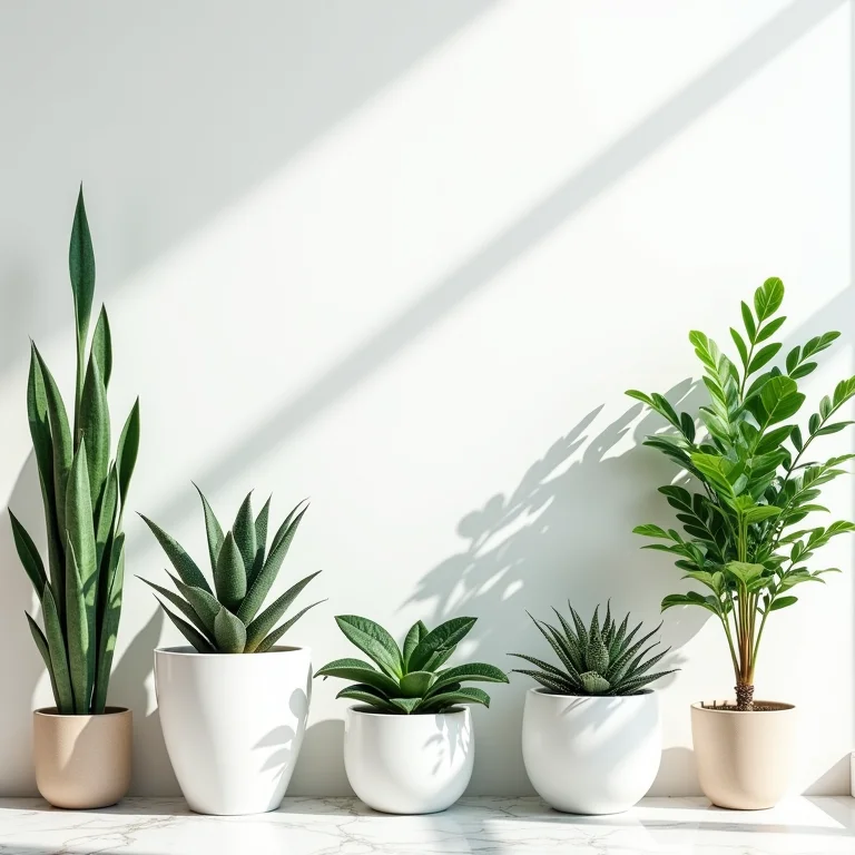 Variedade de plantas ideais para banheiros