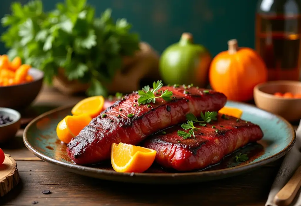 Vatapá e Caruru: Uma explosão de sabores da Bahia em uma imagem.