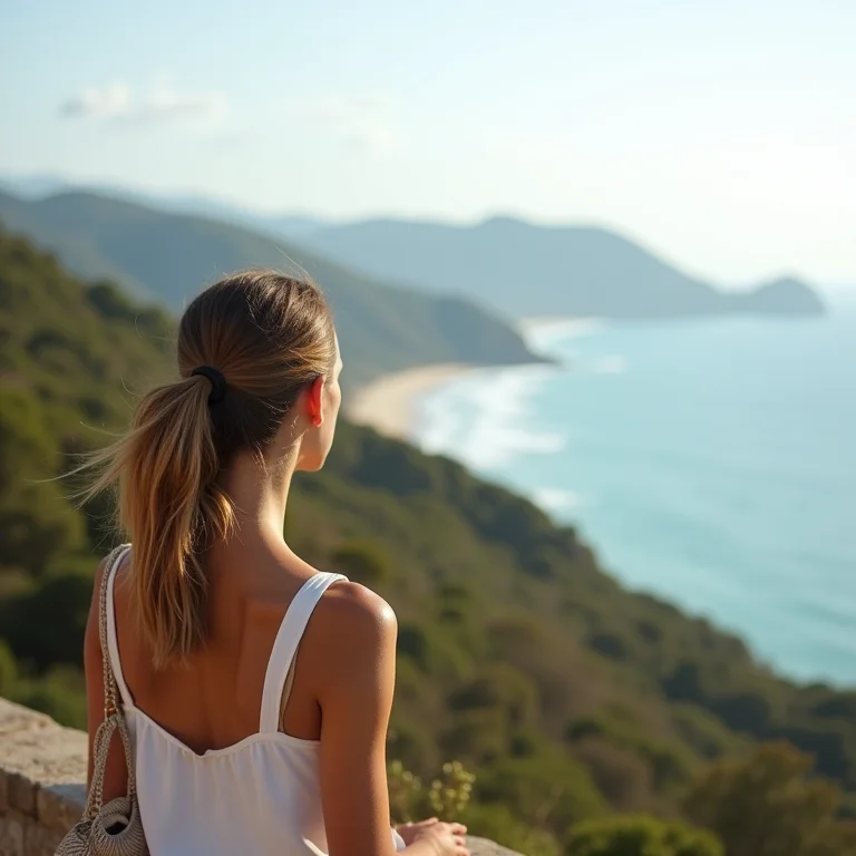 Vista do Mirante do Encanto em Itapema