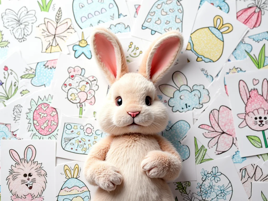 Coelho da Páscoa: Desenhos Para Colorir Únicos e Divertidos! Coelho da Páscoa: Desenhos Para Colorir Únicos e Divertidos!