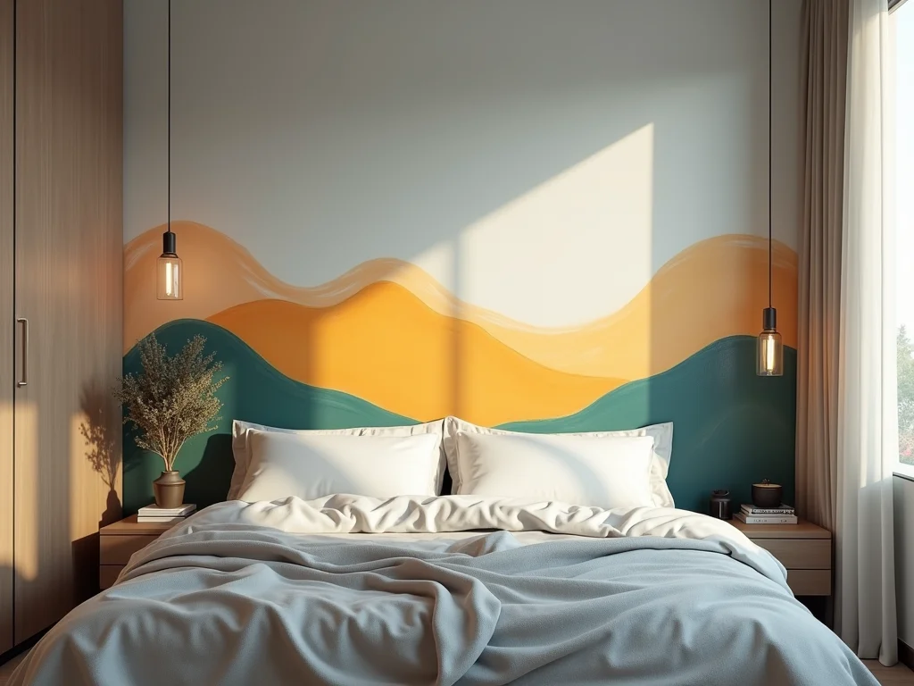 Cabeceira de Cama Criativa com Pintura: Tutoriais e Ideias Cabeceira de Cama Criativa com Pintura: Tutoriais e Ideias
