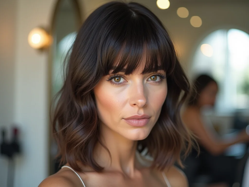 Franja Meia Lua: O Corte Moderno Que Transforma Seu Visual Franja Meia Lua: O Corte Moderno Que Transforma Seu Visual