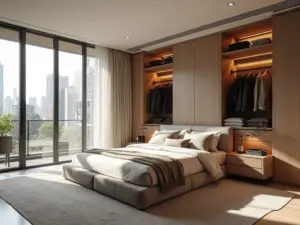 Quarto de Casal com Closet Integrado: Ideias e Dicas Práticas