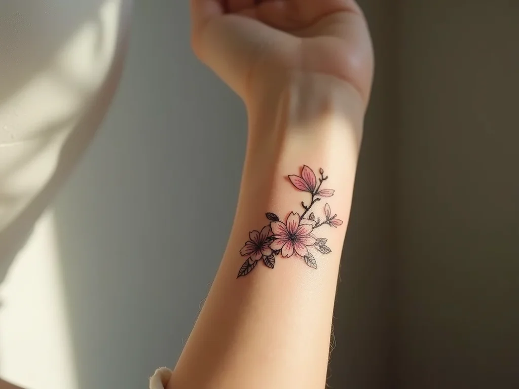 Tatuagem Bracelete Floral Feminino: Inspirações Lindas e Delicadas Tatuagem Bracelete Floral Feminino: Inspirações Lindas e Delicadas