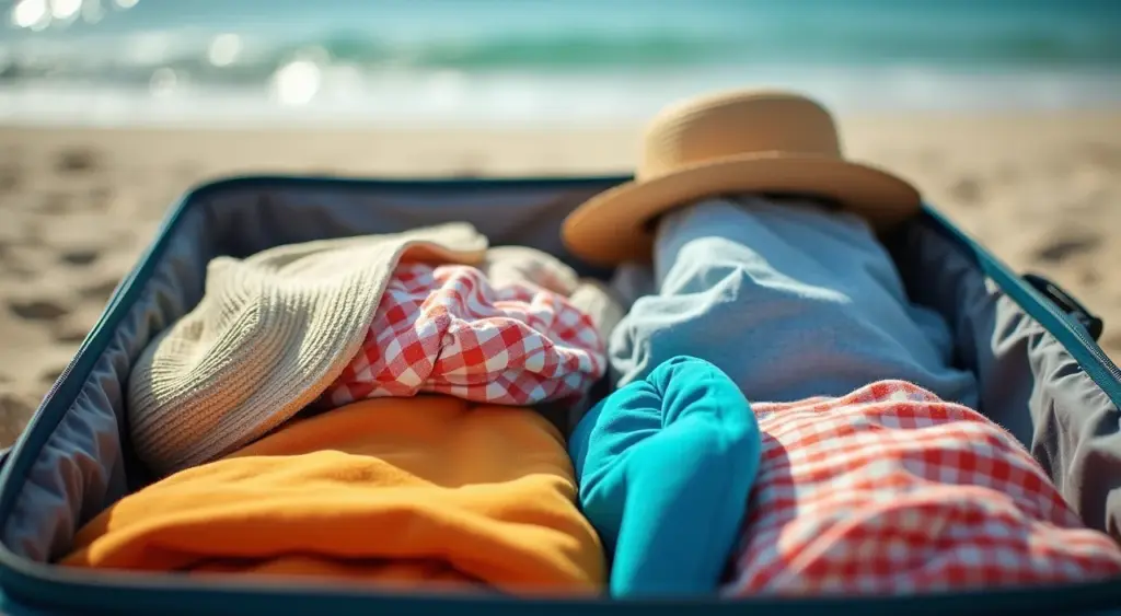 Como Fazer Mala Para Viagem de Praia Leve e Inteligente