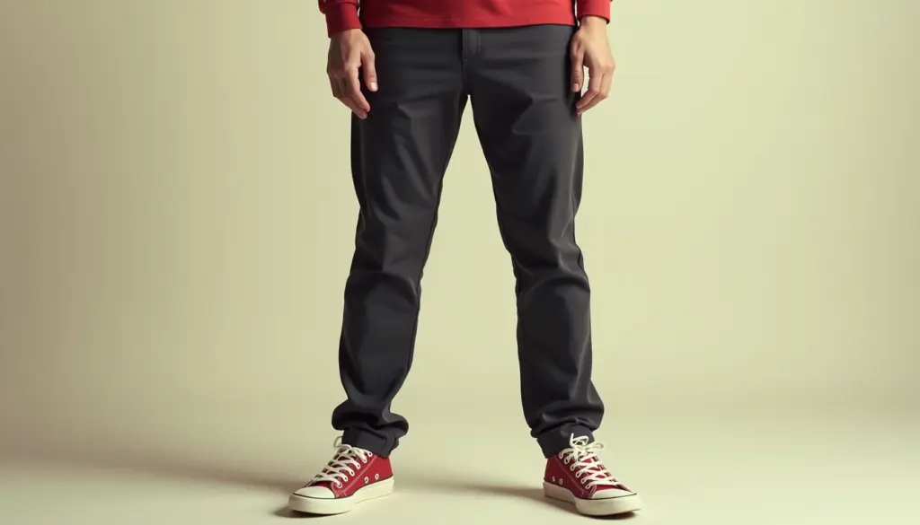 Como usar calça de alfaiataria com tênis casual: o truque que você não sabia