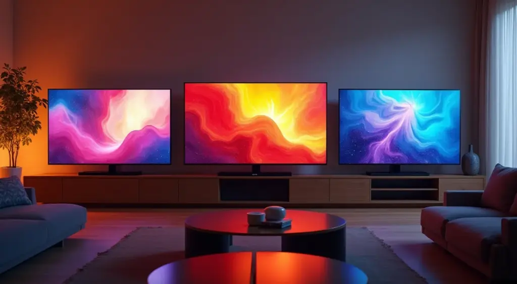 Diferença entre OLED, QLED e Nano Cell TVs: Qual a melhor em 2026?