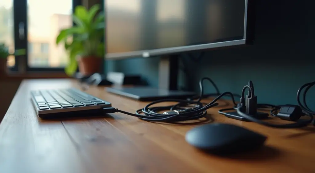 Organização de Cabos: Deixe Seu Setup e TV Impecáveis! Organização de Cabos: Deixe Seu Setup e TV Impecáveis!