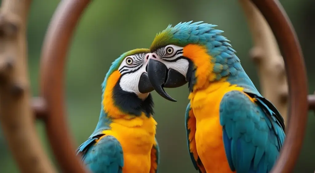 Periquito Brigando com Espelho? Entenda e Resolva! Periquito Brigando com Espelho? Entenda e Resolva!