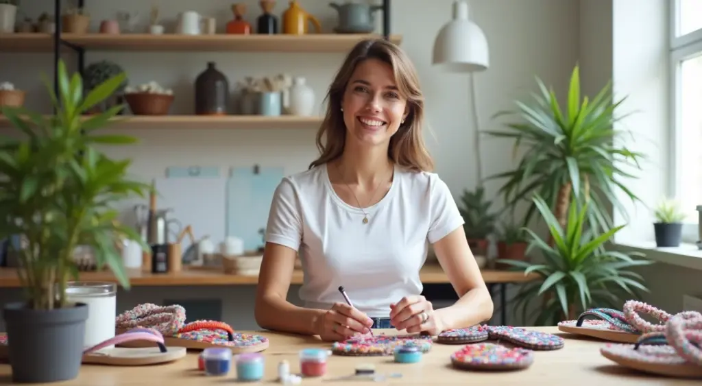 Como fazer chinelos customizados para vender e lucrar até R$80 por par