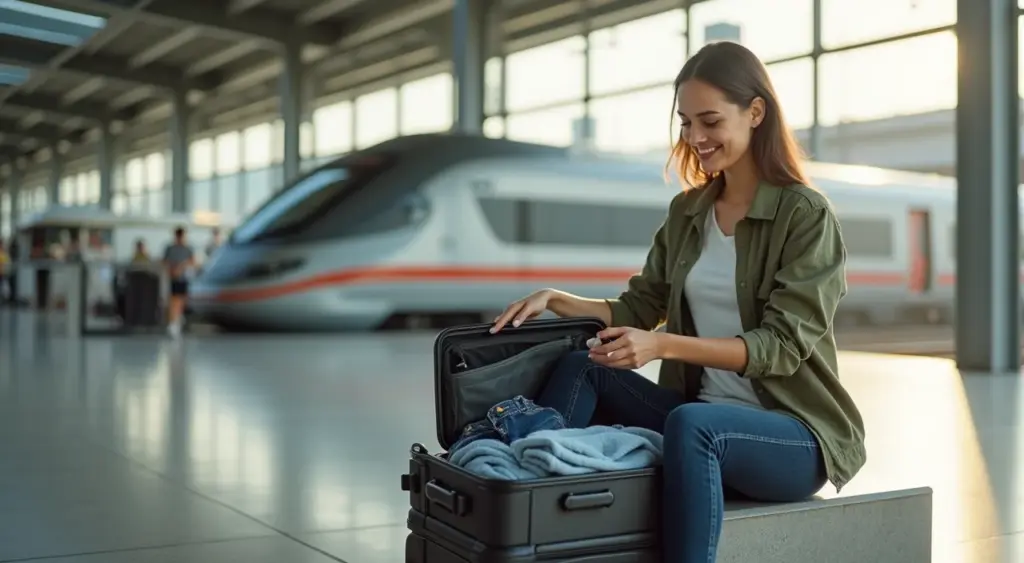 Como fazer mala para viagem de trem sem sofrer nos corredores