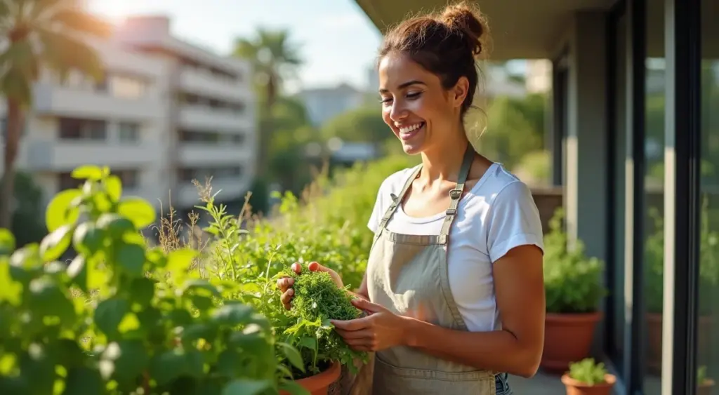 Como fazer uma horta de temperos na varanda que acaba com o tempero murcho