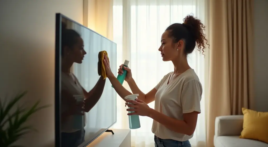 Como limpar tela de TV LED sem arranhar: método certo em 5 passos