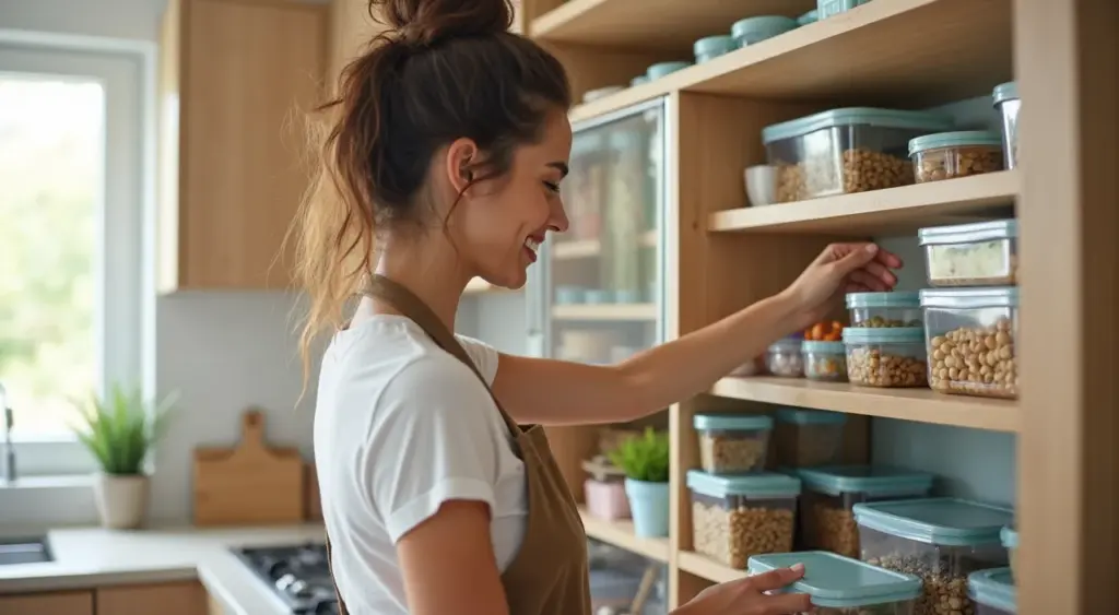Como organizar o armário de potes plásticos e acabar com a bagunça de vez