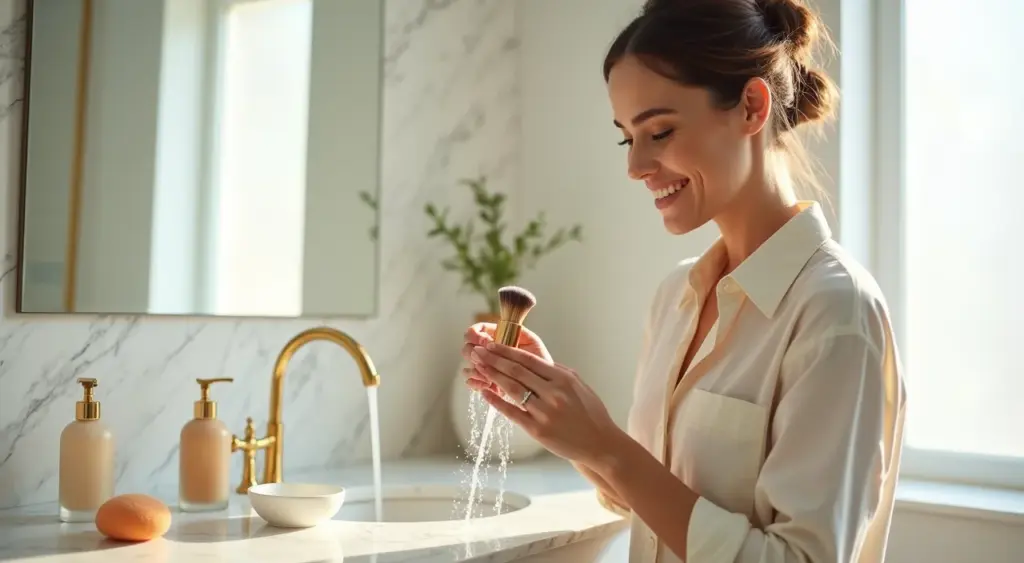 Dicas para lavar pincel de base e corretivo: acabamento perfeito + pele protegida