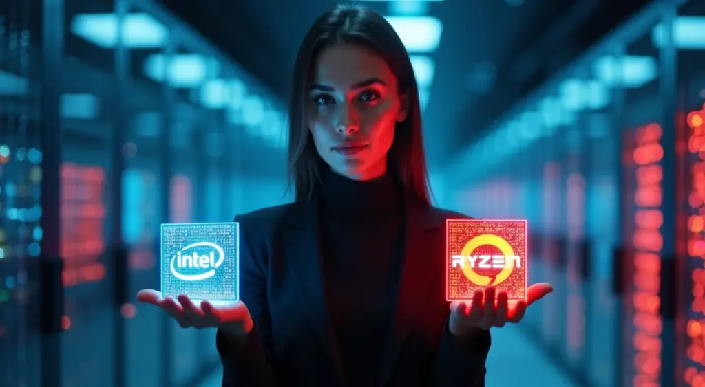 Diferença entre processador Intel e AMD Ryzen: qual vale seu dinheiro em 2026? Diferença entre processador Intel e AMD Ryzen: qual vale seu dinheiro em 2026?