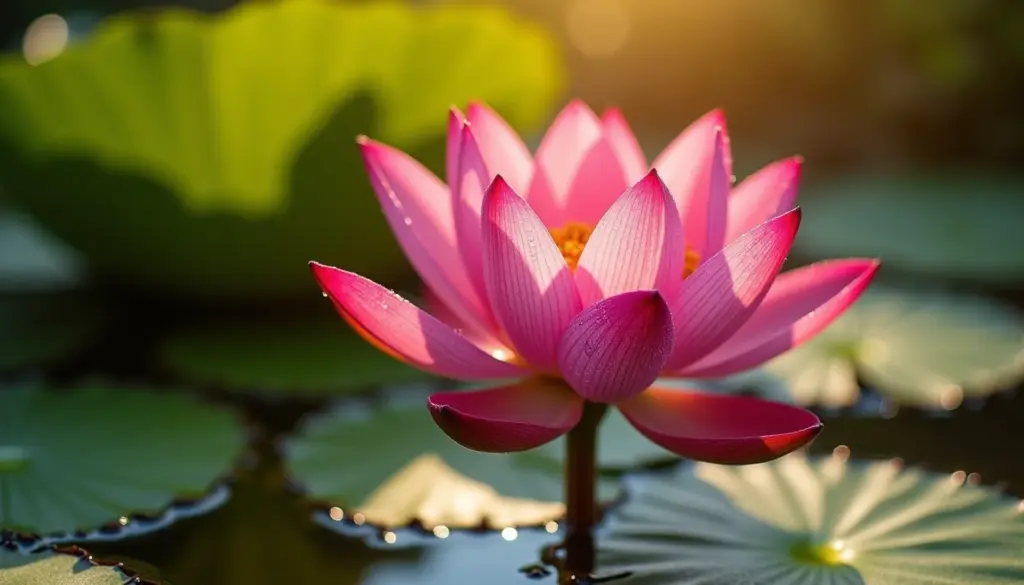 9 Ideias de Flor de Lótus Rosa: Cultivo, Decoração e Significado