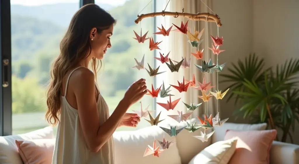 36 Ideias Criativas Mobile Tsuru Decoração que Transformam Qualquer Ambiente