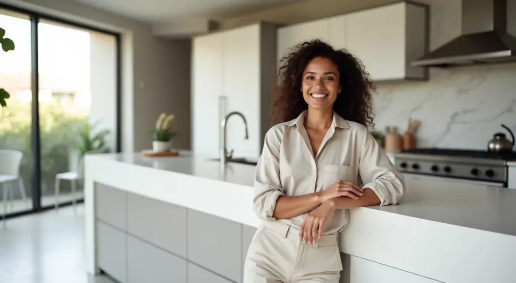 15 Ideias de Cozinha com Bancada de Porcelanato que Não Mancha nem Trinca