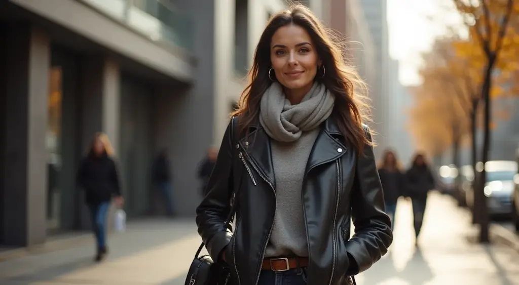 18 Looks com Jaqueta de Couro Feminina para o Inverno (Do Casual ao Elegante)