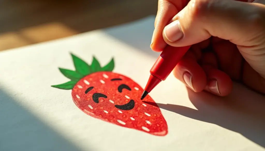 47 ideias de moranguinho para desenhar passo a passo (fácil)