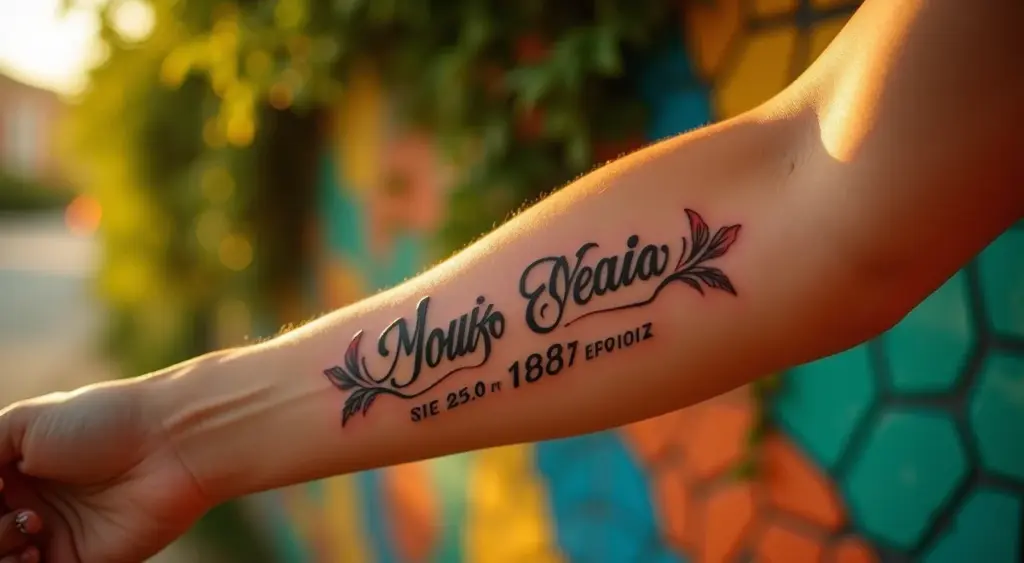 Nome e Data de Nascimento Tatuagem: O Segredo Para Tornar Única