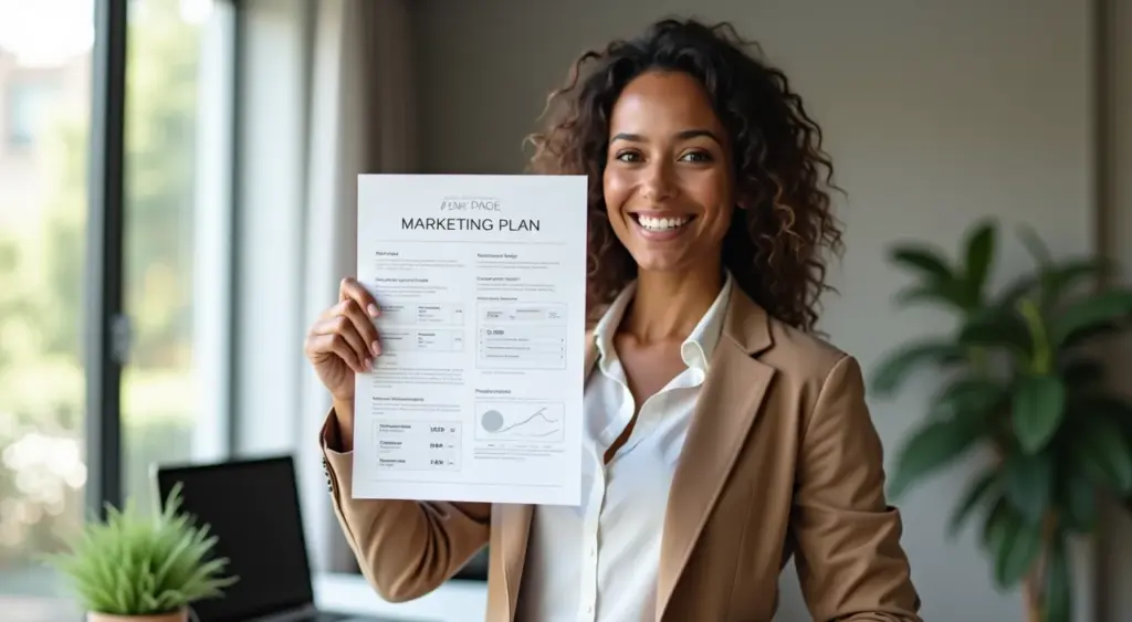 O plano de marketing de 1 página que você vai usar de verdade