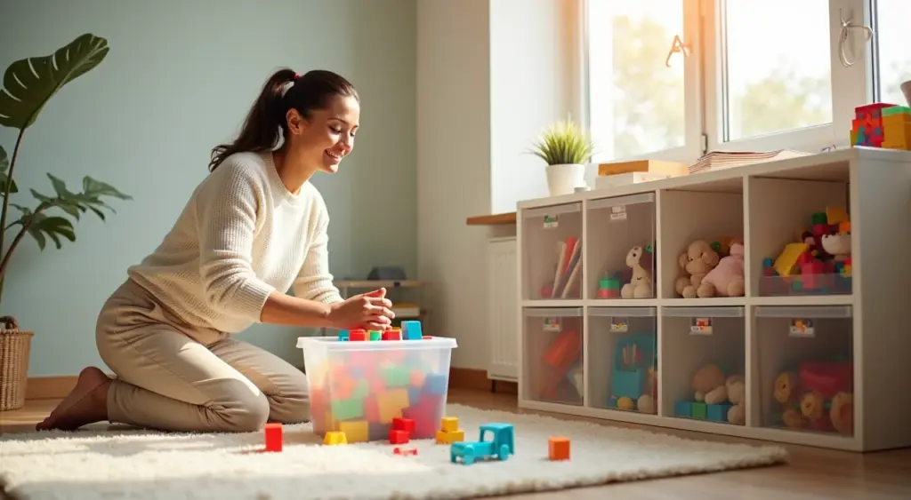 Organização de brinquedos em caixas: o método que acaba com o caos infantil Organização de brinquedos em caixas: o método que acaba com o caos infantil