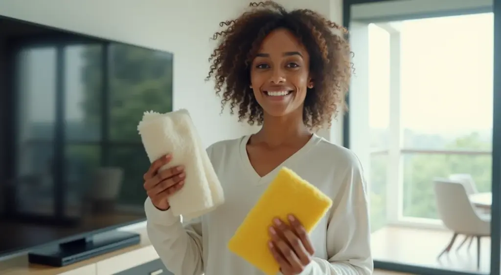 Pano microfibra vs pano comum: qual realmente protege sua TV de arranhões? Pano microfibra vs pano comum: qual realmente protege sua TV de arranhões?