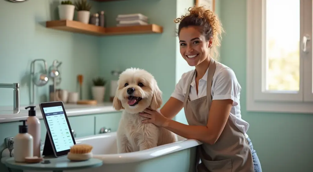 Quanto cobrar por banho em pet em casa: a fórmula que dá lucro real