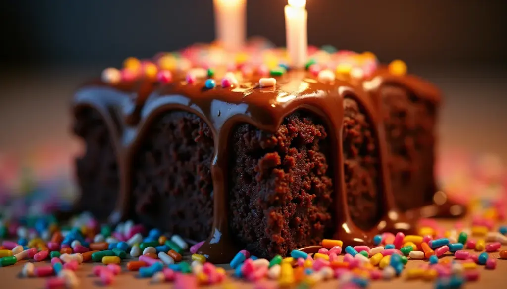 Bolo Brownie de Aniversário: Receita Fácil e Cremosa em 30 Min Bolo Brownie de Aniversário: Receita Fácil e Cremosa em 30 Min