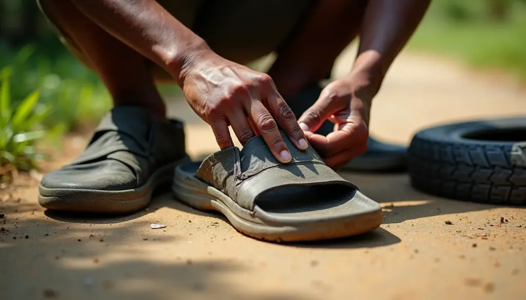 Chinelo de Pneu: A Sandália Que Dura Anos e Ajuda o Planeta