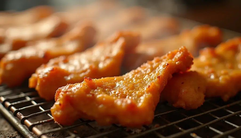 Como Fazer Petisco de Frango Desidratado no Forno ou Air Fryer