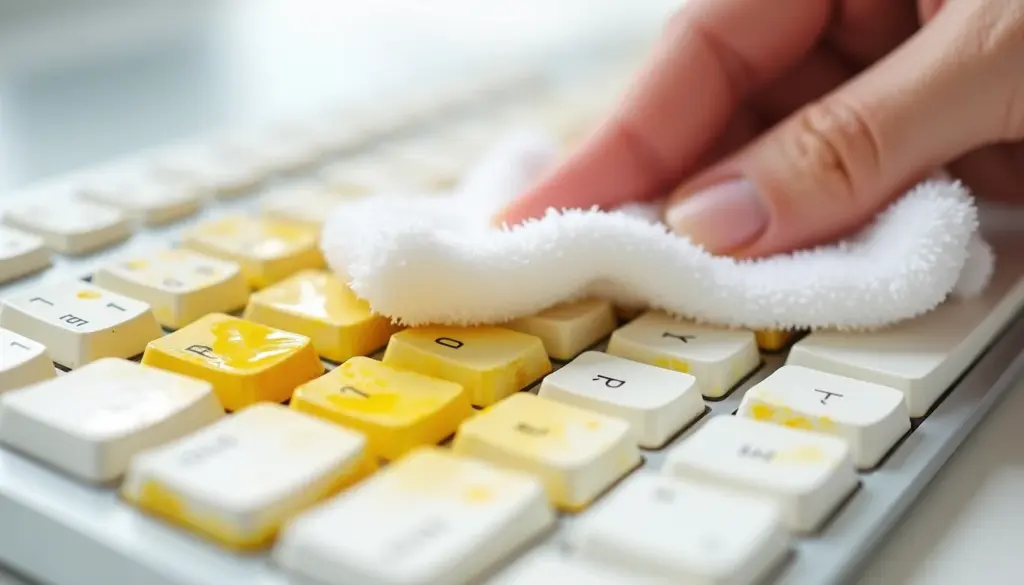 Como tirar mancha de teclado branco encardido com métodos caseiros que funcionam