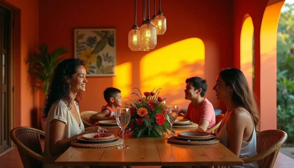 45 ideias de decoração de sala de jantar com pendente triplo