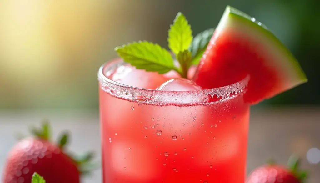 Suco De Melancia Com Morango: Receita Refrescante em 5 Minutos