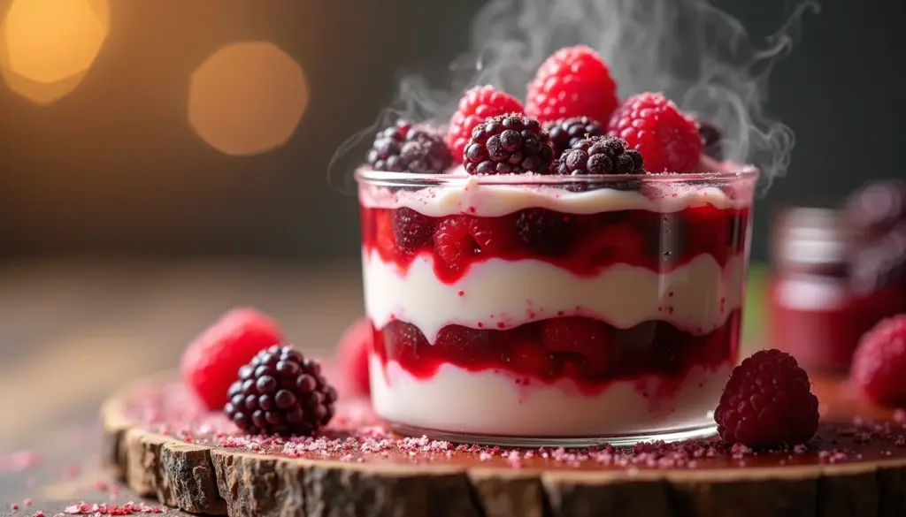 Verrine de frutas vermelhas fácil: 30 min e visual de chef Verrine de frutas vermelhas fácil: 30 min e visual de chef